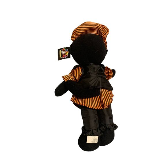 New Toy Works Felix The Cat Plush Stuffed Animal Doll Toy Orange Black Outfit Ha - Picture 3 of 6